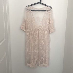 Lace Swim Coverup
